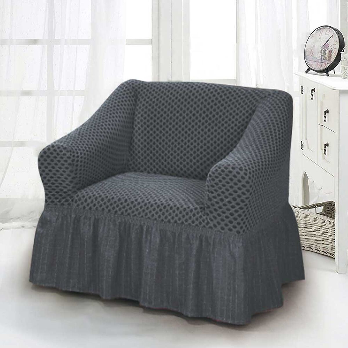 Funda para Sillón Modalfo Impermeable Gris 1 Cuerpo