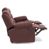 Sof&aacute; Reclinable Daniels Tradicional Norman 3 Cuerpos Caf&eacute; Oscuro