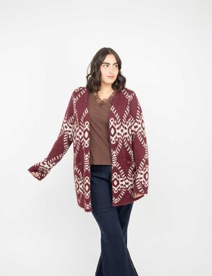 Imagen 1 del producto Cárdigan Mujer Extralindas Burdeo, Cafe, Marengo