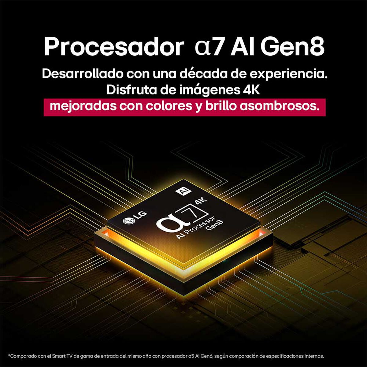 Smart TV QNED 50 pulgadas LG 4K Ultra HD WebOS 50QNED73ASA.AWH