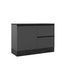 Mueble Base de Cocina Home Mobili Etni 120 2 Cajones Grafito