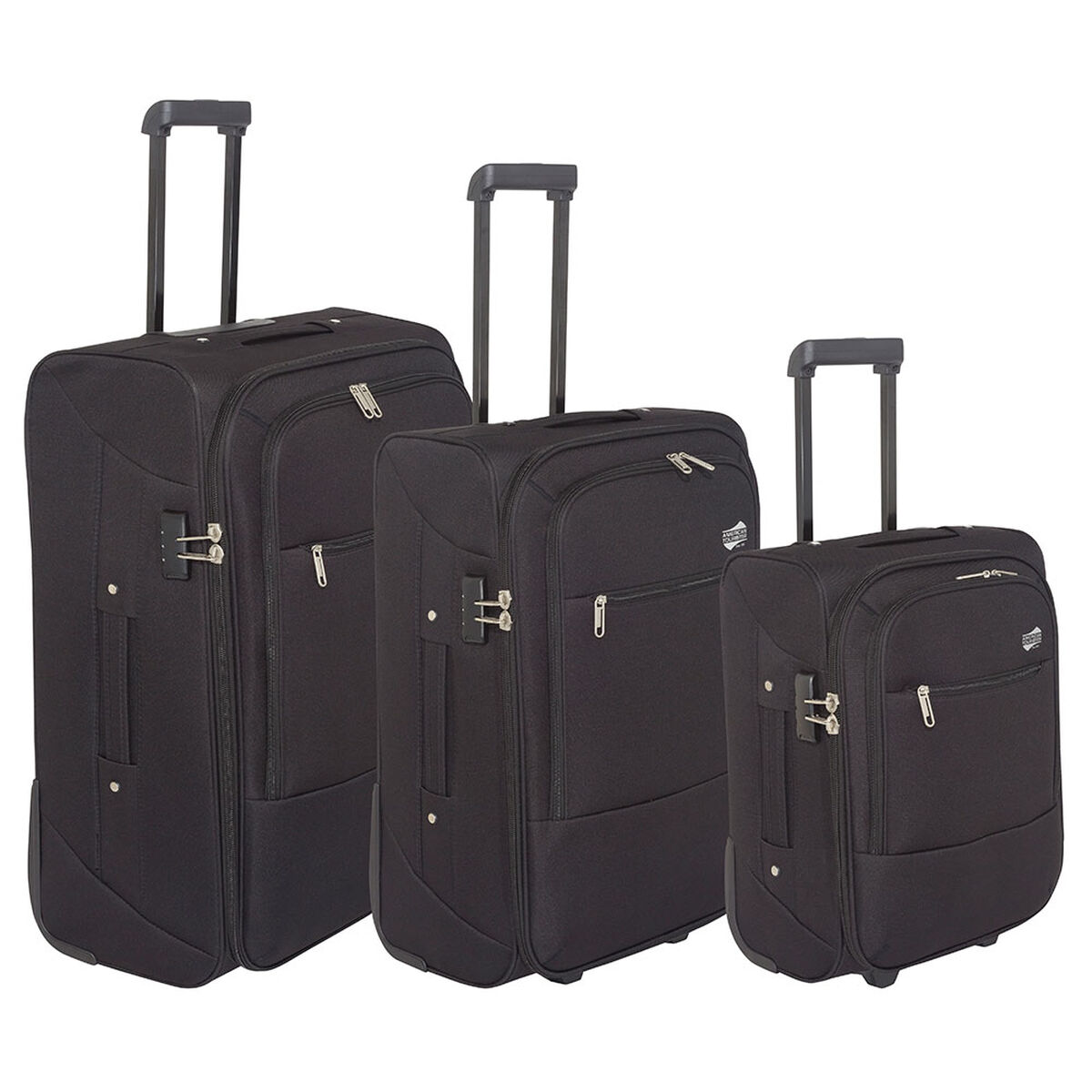 Set 3 Maletas American Tourister Acapulco S-M-L Negro