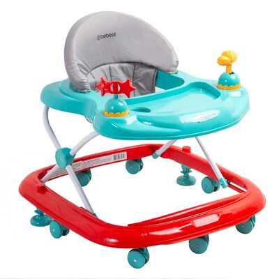 Imagen 2 del producto Andador Musical Airbus Rojo Celeste Bebesit