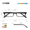 Lente de Lectura Smart Reader Pop Black-Cry Gray +2.0