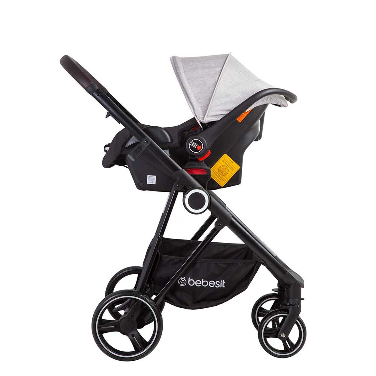 Coche Travel System Cosmos Gris Bebesit