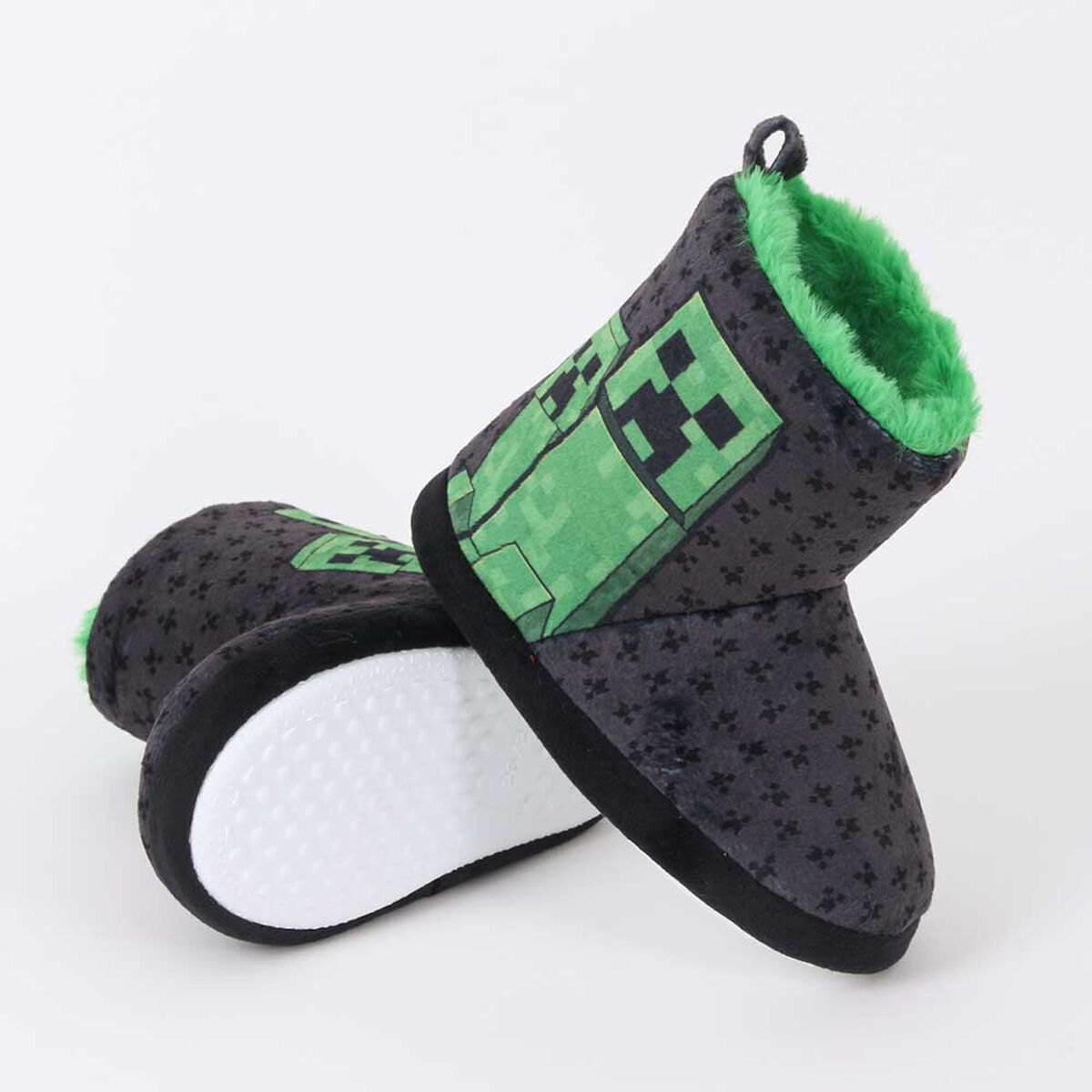 Pantufla Bota Personajes Ni&ntilde;o Minecraft