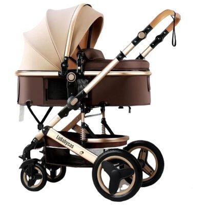 Imagen 1 del producto Coche Cuna Moisés con Accesorios Lubabycas Café