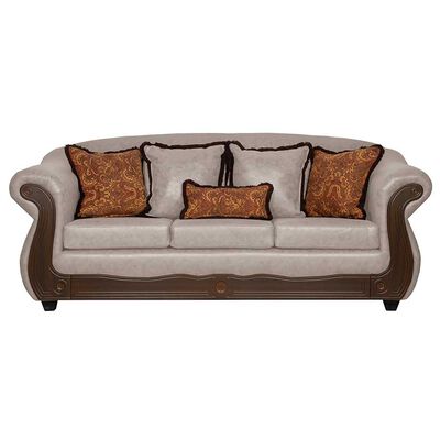 Sofá Black Factory Estambul 3 Cuerpos Crema