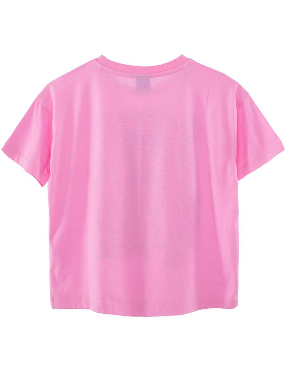 Polera de Algodón Manga Corta Niña Mickey