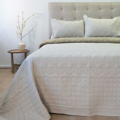 DORAL Quilt Doral 2 Plazas Viena Liso Beige