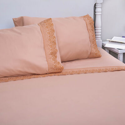 Imagen 2 del producto Juego de Sábanas Doral 2 Plazas Santorini Coral