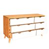 Cómoda Vekkahome Luna 6 Cajones Café