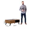 Mesa De Centro Onessta Jeri Café y Negro