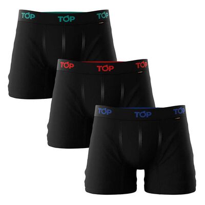 Pack 3 Bóxer Medio Algodón Hombre Top