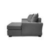 Seccional Derecho Living Factory Montreal 4 Cuerpos Gris
