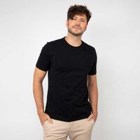Polera Manga Corta Hombre Ypsd Negro