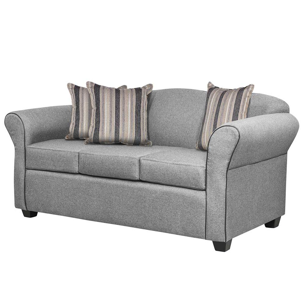 Juego de Living Innovamuebles Ducal Sofá 3 Cuerpos + Dos Sillones 1 Cuerpo Gris Claro