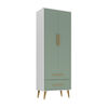 Closet Di Poretti Design Encanto 2 Cajones 2 Puertas Verde Pastel