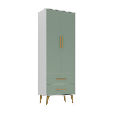 Closet Di Poretti Design Encanto 2 Cajones 2 Puertas Verde Pastel