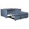 Sofá Cama Daniels KMP1GR 2 Cuerpos Gris