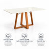 Mesa de comedor Roca Florencia 6 Personas Canela Beige