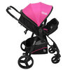 Coche Travel System Bebeglo Volta RS-13780-1 Fucsia