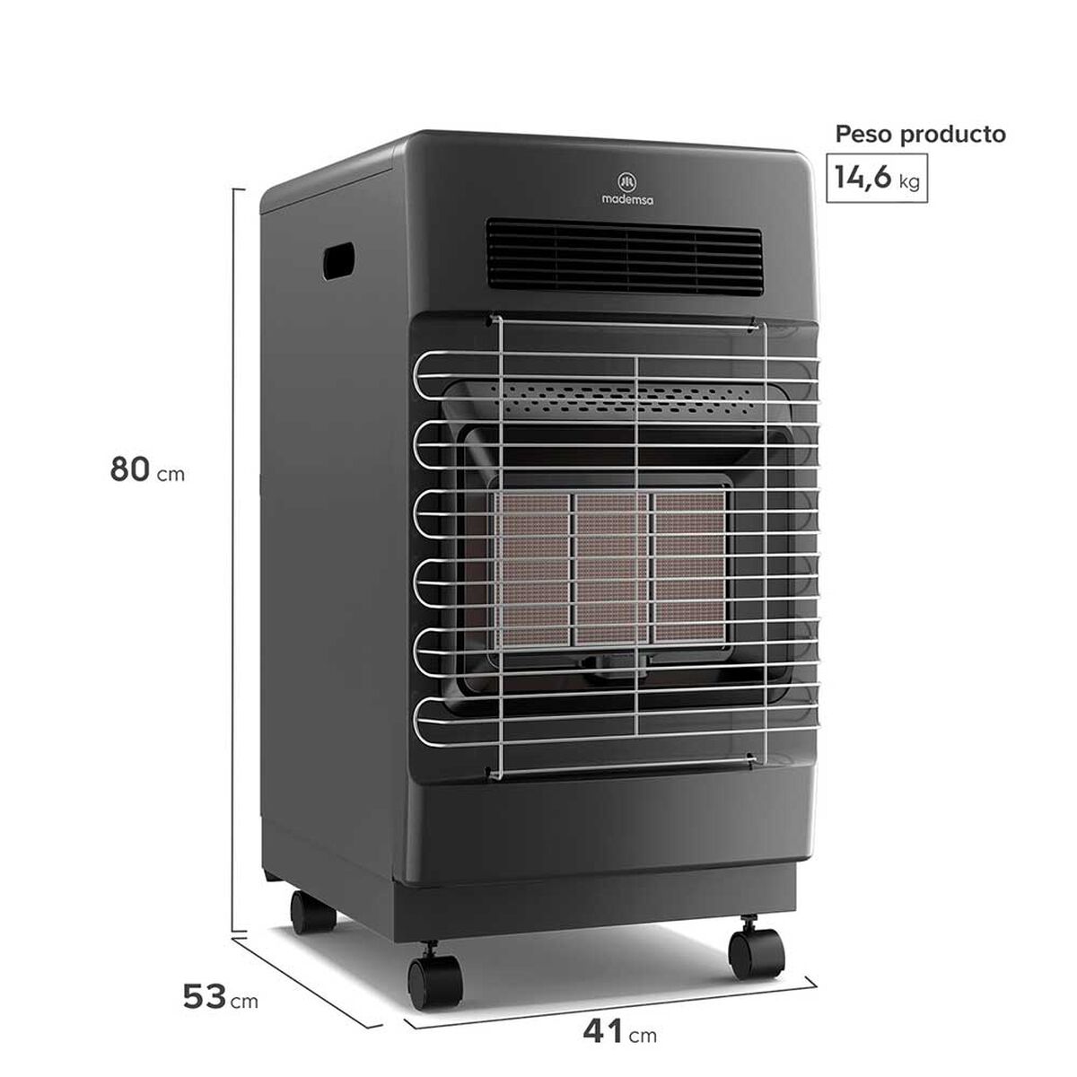 Estufa a Gas Mademsa 4,2kW &Oacute;nix