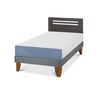 Cama Europea CIC Base Normal 1,5 Plazas Excellence + Respaldo Munich