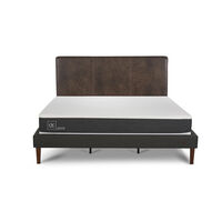 Cama Europea CIC King New Ortopedic + Respaldo Baker