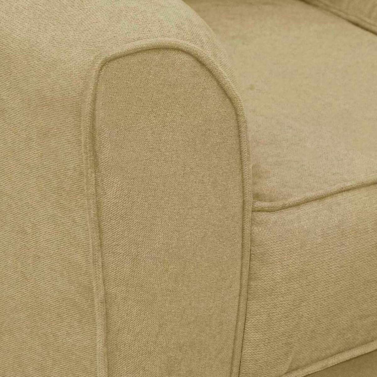 Sof&aacute; Elegant Detail Minesota 2 Cuerpos Tela Beige