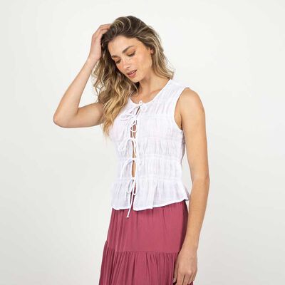 Blusa Sin Mangas Mujer Zibel