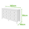 C&oacute;moda Di Poretti Design Maggiore 6 Cajones Blanco