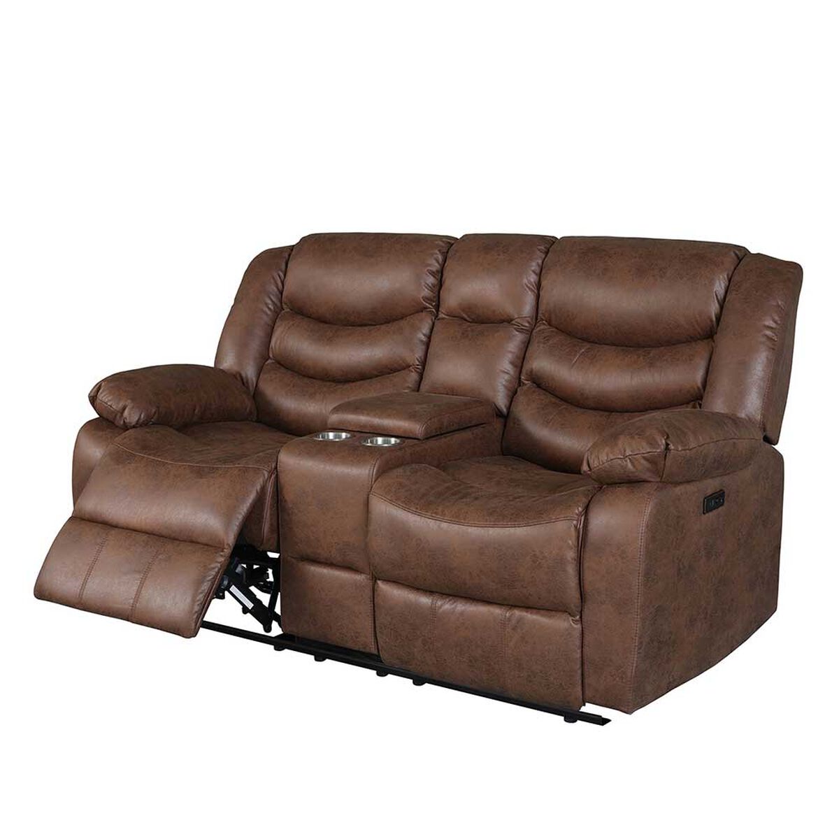 Juego de Living Reclinable CIC Domingo 3C+2C+1C Caf&eacute;