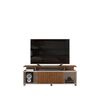 Rack TV Altavision Tomy Frow 60" Café y Blanco