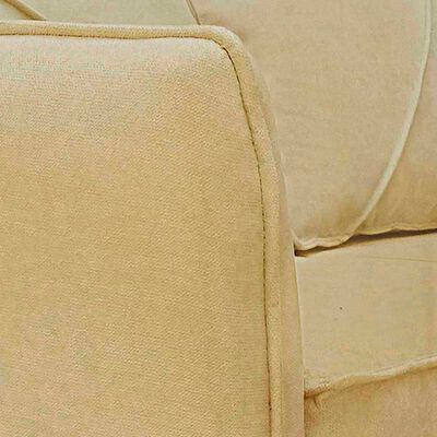 Imagen 2 del producto Sofá Elegant Detail Atlanta 3 Cuerpos Tela Beige