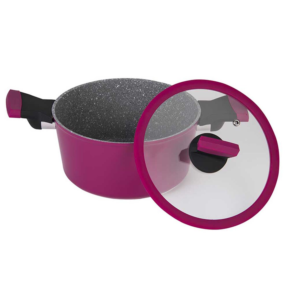 Olla Acero Inoxidable con Tapa Kitchenware Soho Cherry 24 cm