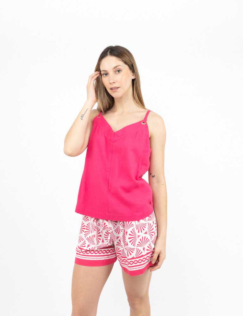 Blusa Sin Mangas Mujer Zibel