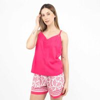 Blusa Sin Mangas Mujer Zibel Rosado