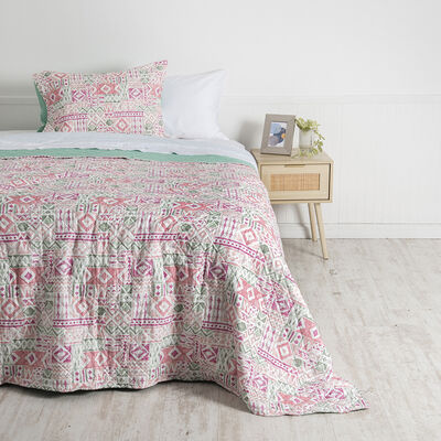 Cubrecama Mashini 1,5 Plazas Estampado Kiddo