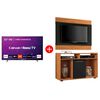 Combo LED 32" Caixun C32V1HR Smart TV HD + Panel TV Home Mobili Caramelo Hasta 43" Caf&eacute;