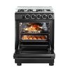 Cocina a Gas Midea MCG-4QSG24NSBK 4 Quemadores