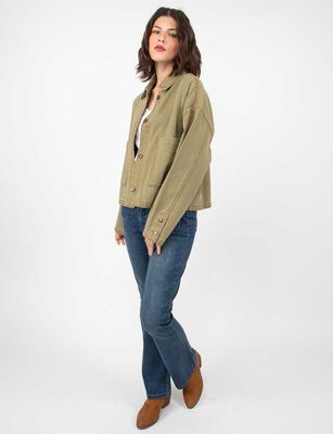 Imagen 2 del producto Chaqueta Denim Mujer Alma Verde