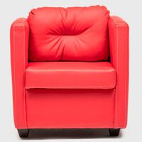 Poltrona Cabsur Caburga PU Rojo