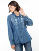Polera Con Apliques Manga Larga Mujer Alma