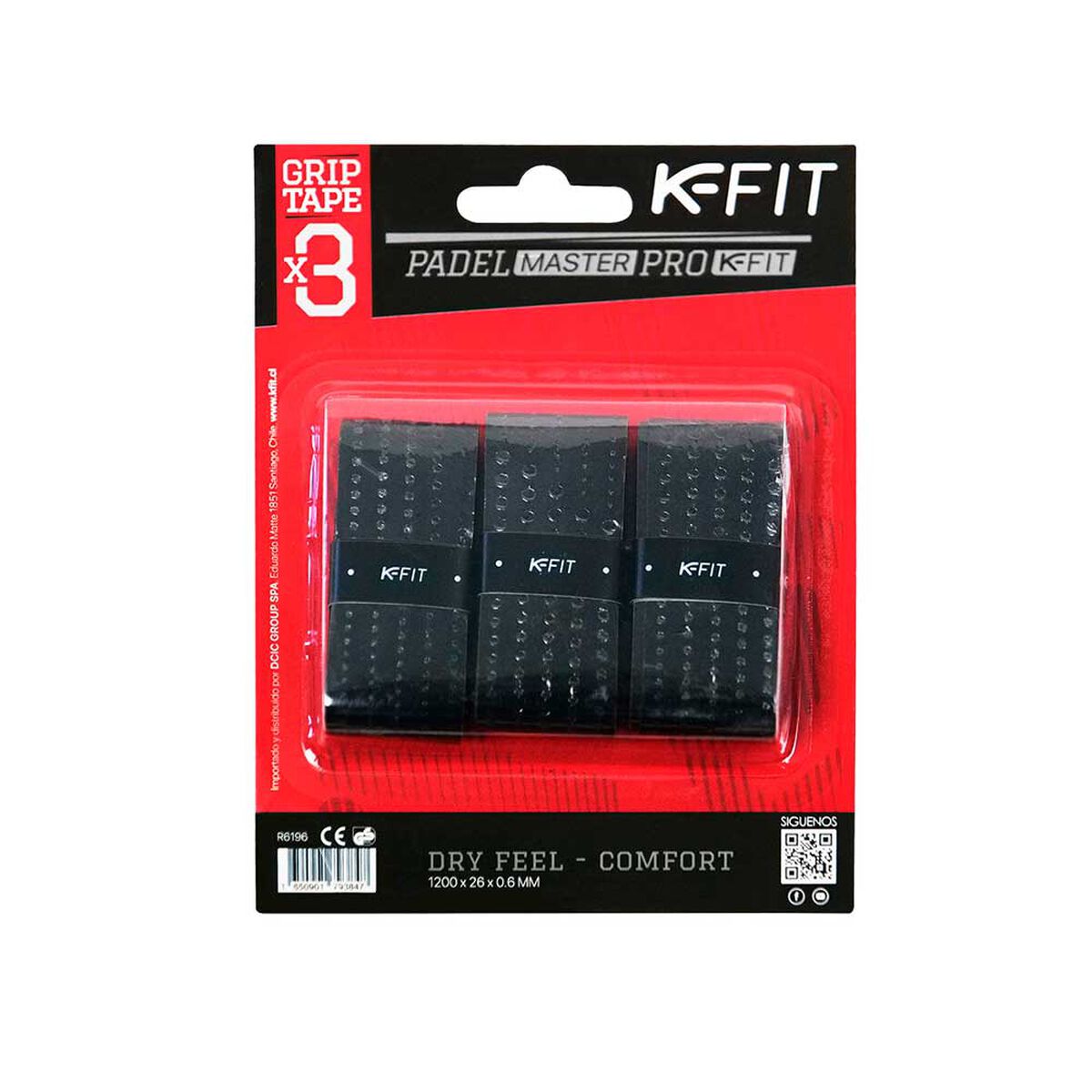 Over Gripp K-FIT 3 Colores Pack 9 Unidades