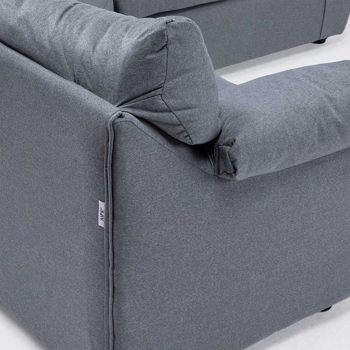 Seccional Esquinero Muebles MPR Arrayán 5 Cuerpos Gris