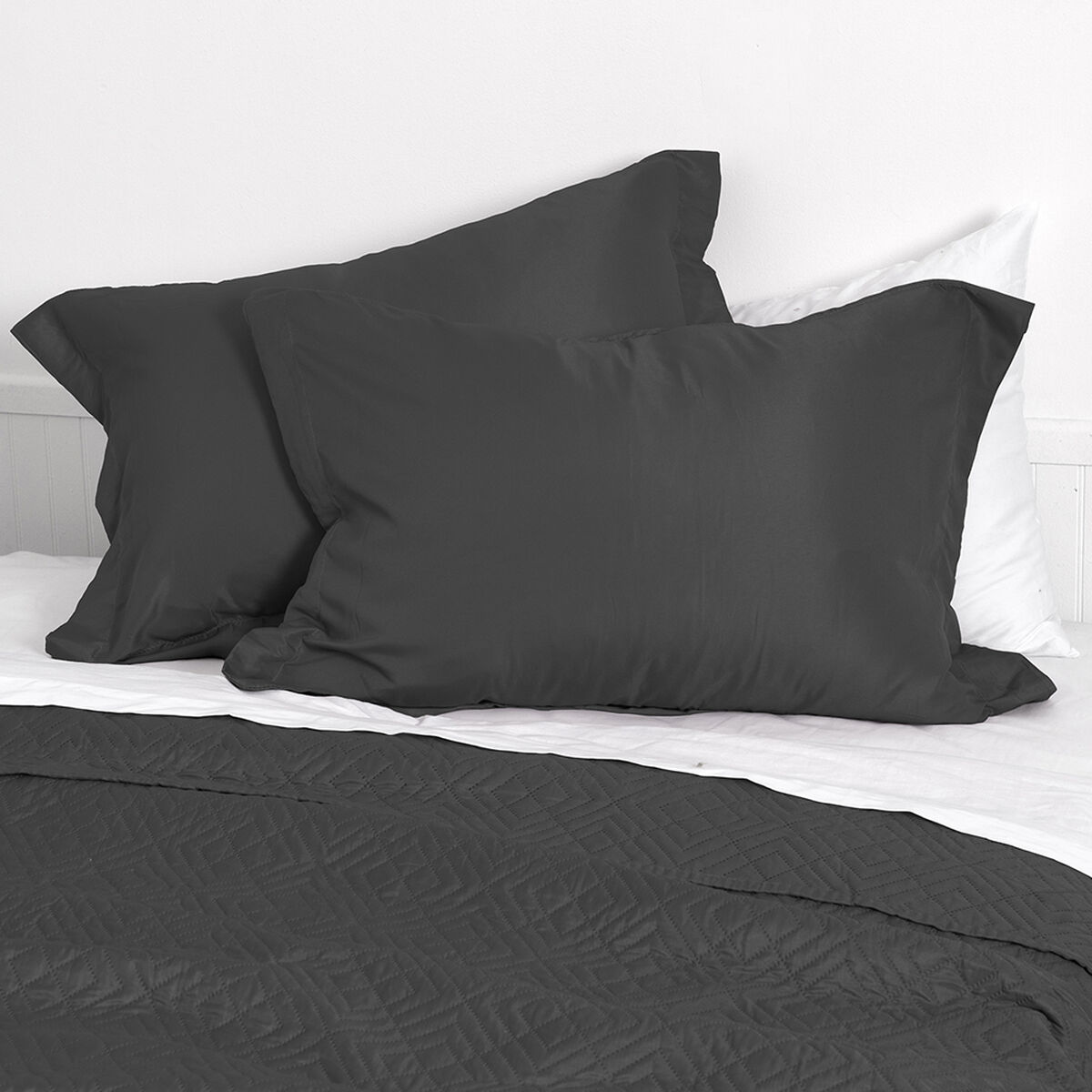 Cubrecama Mashini 2 Plazas Liso Marengo