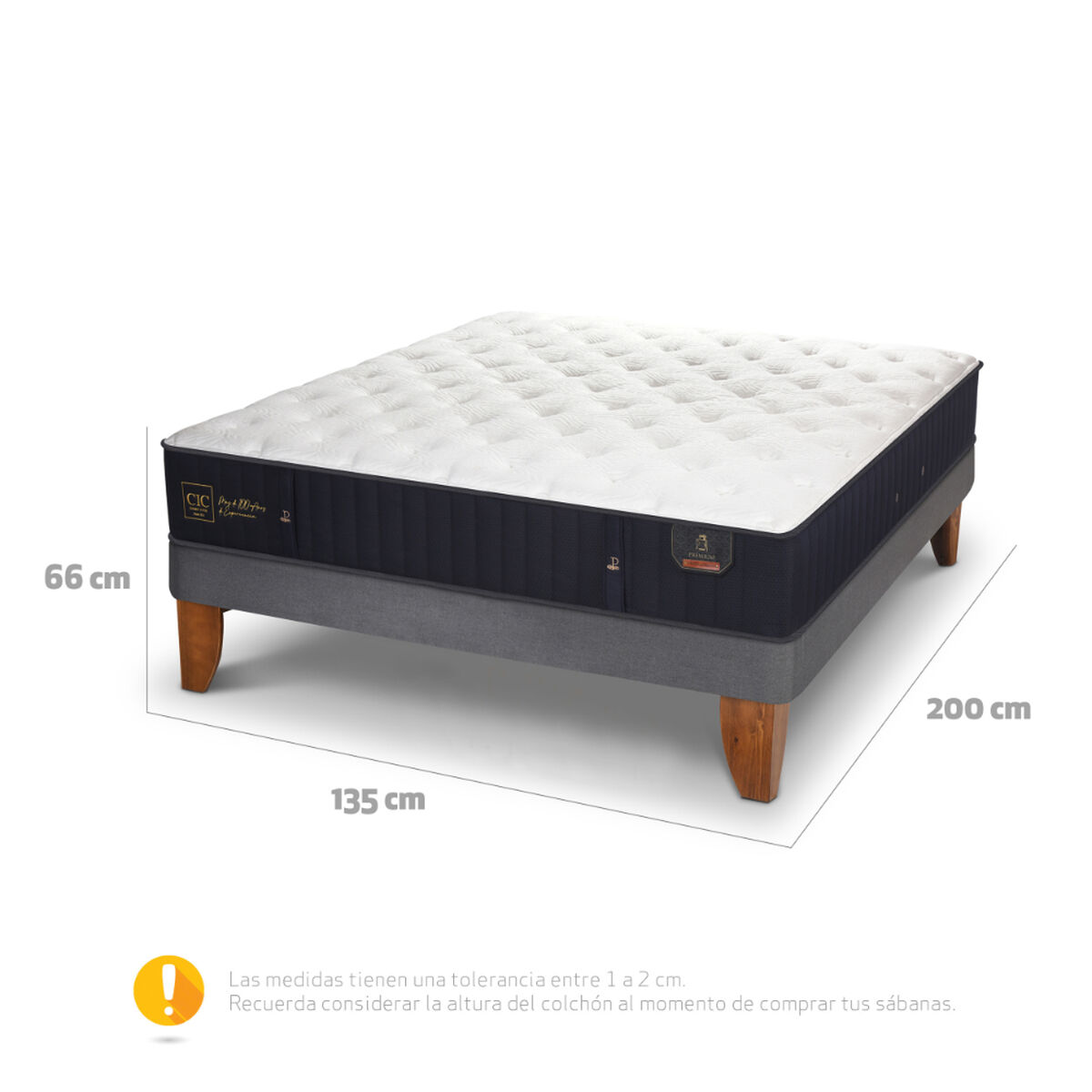 Cama europea CIC Full  Premium