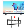 Combo LED 58" Hyundai HY58S4BL20 Smart TV Ultra HD + Soporte Inclinable para LED The Rack Solution 32" - 70"