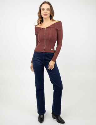 Imagen 2 del producto Sweater Mujer Soviet Burdeo, Cafe, Marengo